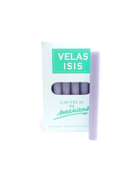 Boîte de bougies Velas Isis II grises - encens.business | Bougies