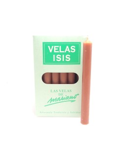 Boîte de bougies Velas Isis II marron - encens.business | Bougies