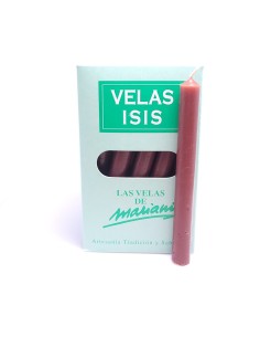 Boîte de bougies Velas Isis II marron foncé - encens.business | Bougies