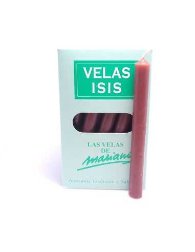 Boîte de bougies Velas Isis II marron foncé - encens.business | Bougies