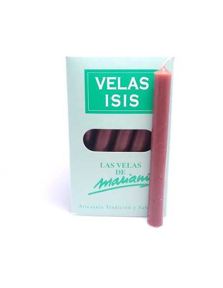 Boîte de bougies Velas Isis II marron foncé - encens.business | Bougies