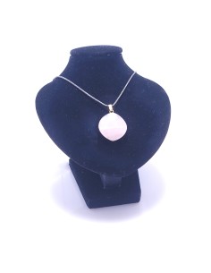 Pendentif Sceau de Salomon en Quartz rose -  encens.business