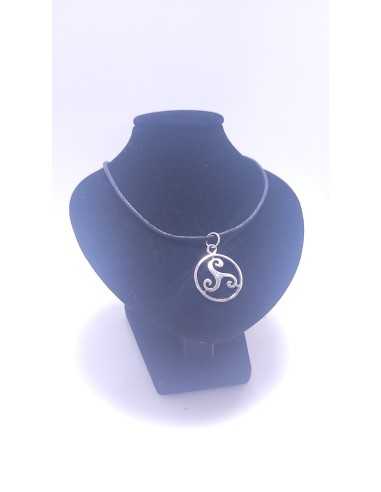 Pendentif Triskel en Argent - encens.business