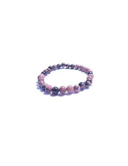 Bracelet 6 mm en rhodonite - encens.business