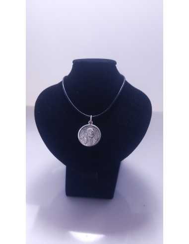 Pendentif Padre Pio en Argent - encens.business