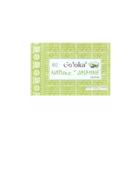 Boite d\'encens 12 étuis de 15 grammes GOLOKA JASMIN - encens.business