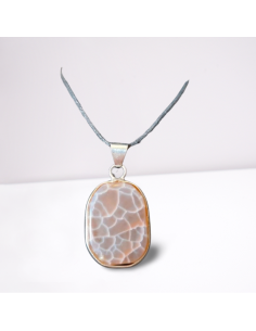 photo d'un pendentif en Agate peau de serpent 2