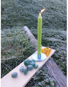 Photo de Velas Isis I vert clair - encens.business - Boutique ésotérique en ligne - vente de Velas Isis I vert clair 2