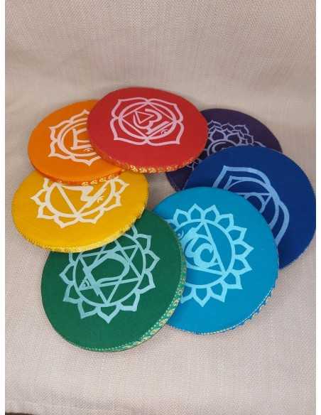 coussins 7 chakras pour bol chantant