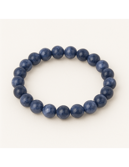 Photo de Bracelet 6 mm en sodalite - encens.business - Boutique ésotérique en ligne - vente de Bracelet 6 mm en sodalite