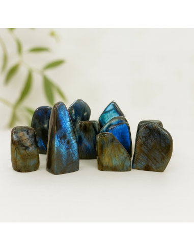 Lot de blocs de Labradorite 1kg