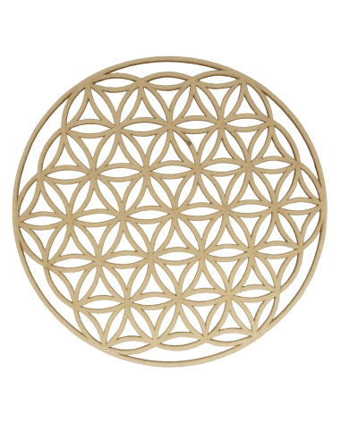 Fleur de Vie en bois – Équilibre énergétique & protection