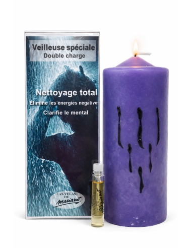 Bougie ésotérique Mariano "double charge" Super purification - encens.business