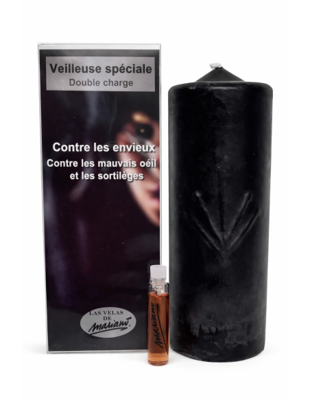 Photo de Bougie ésotérique Mariano "double charge" Contre les envieux - encens.business - Boutique ésotérique en ligne