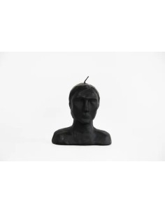 Bougie Tête d’Homme Noir, Rouge ou Blanc 2