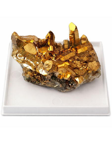 Druse en Aqua aura gold - encens.business