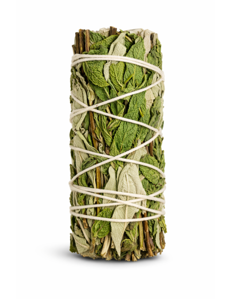 Fagot de sauge blanche et menthe