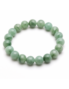 Bracelet 10/12 mm en Jade Burma
