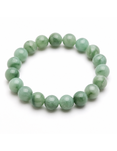 Bracelet 10/12 mm en Jade Burma