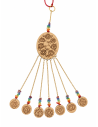 Suspension 7 Chakras en Bois & Pierres Naturelles