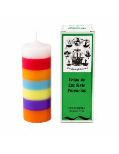Bougie préparée "des 7 pouvoirs" - Décuplez votre énergie et attirez la prospérité
