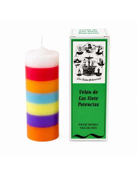 Bougie préparée "des 7 pouvoirs" - Décuplez votre énergie et attirez la prospérité