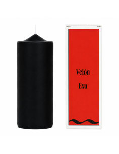 Bougie préparée Exu Noire - Purification et protection puissantes pour votre espace