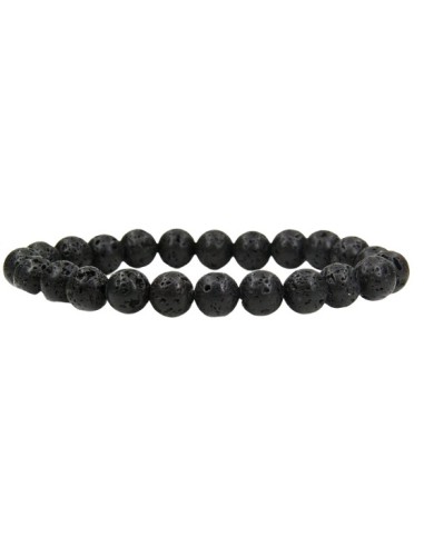 Bracelet Pierre de Lave Naturelle – Ancrage et Protection Énergétique