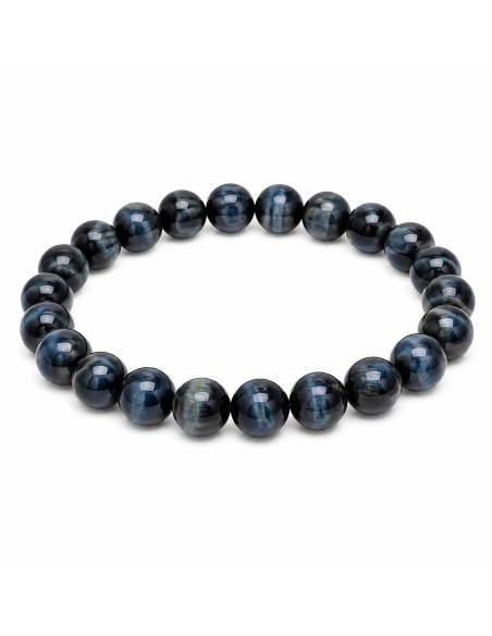 Bracelet Œil de Faucon Naturel – Protection, Intuition et Clairvoyance