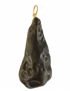 Pendentif tectite naturelle de Thaïlande - Énergie et protection pour une harmonie intérieure