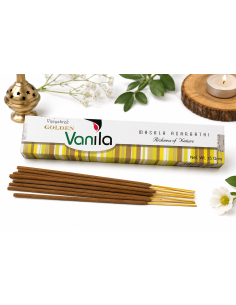 Encens Golden Vanille - Profitez d'une ambiance chaleureuse et apaisante grâce à son parfum envoûtant de vanille. 2
