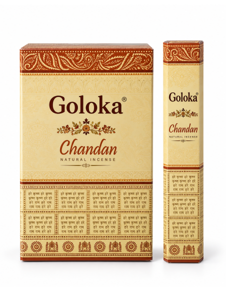 Encens Goloka Chandan – Encens au Santal en Bâtonnets