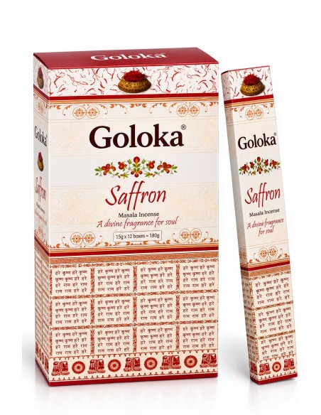 Encens Goloka Safran – Encens Masala en Bâtonnets