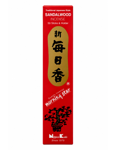 Encens Japonais MORNING STAR Bois de santal - Une expérience apaisante et purifiante pour votre esprit