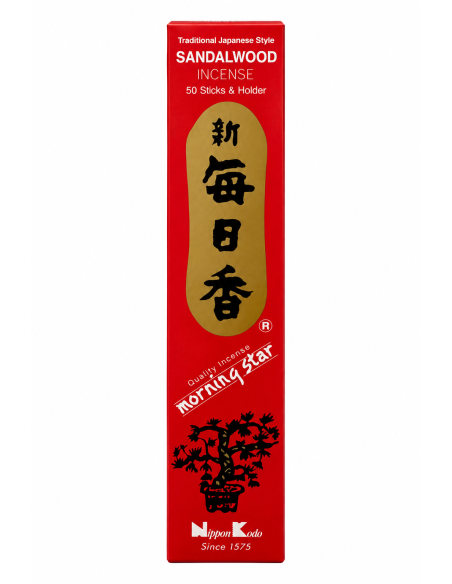 Encens Japonais MORNING STAR Bois de santal - Une expérience apaisante et purifiante pour votre esprit