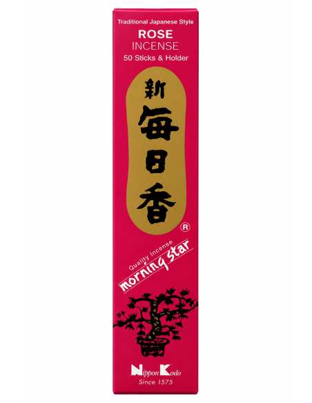 Encens Japonais MORNING STAR Rose - Profitez d'une ambiance apaisante et d'un parfum délicat