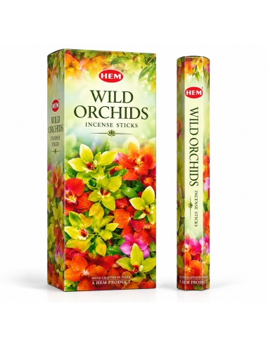 Encens HEM Orchidées Sauvages – Bâtonnets parfum floral