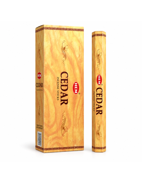 Encens HEM Cèdre – Bâtonnets parfum bois de cèdre