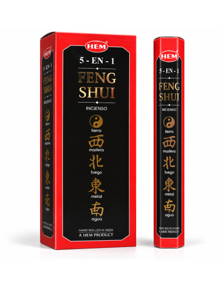 Encens HEM Feng Shui 5 en 1 – Les 5 éléments