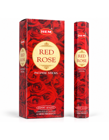 Encens HEM Rose Rouge – Bâtonnets d’encens