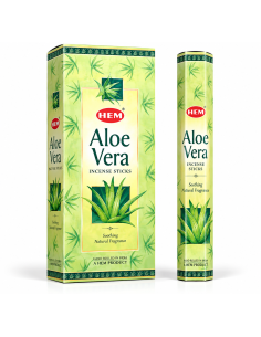 Encens HEM Aloe Vera – Bâtonnets parfum frais et végétal