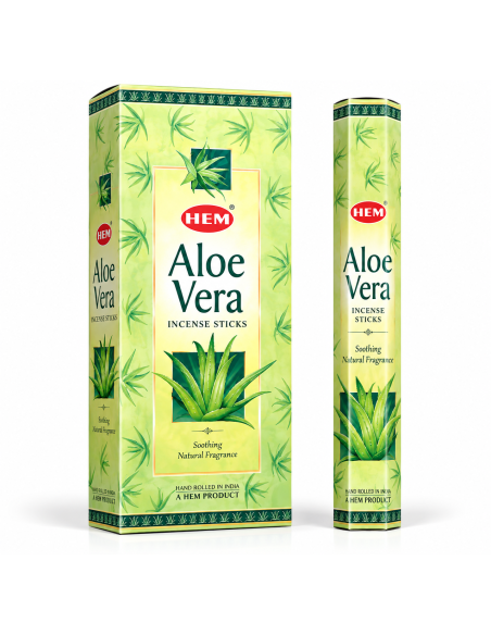 Encens HEM Aloe Vera – Bâtonnets parfum frais et végétal