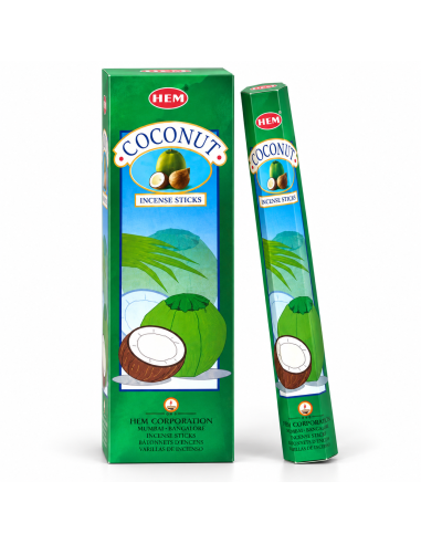 Encens HEM Coconut – Noix de Coco – Bâtonnets d’encens