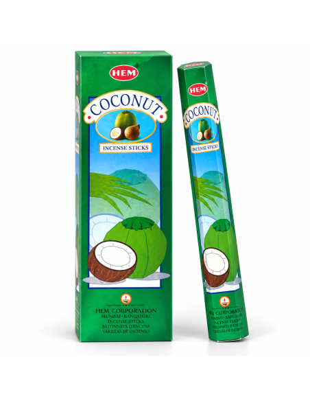Encens HEM Coconut – Noix de Coco – Bâtonnets d’encens