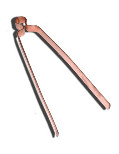Photo de Pince en cuivre pour charbon grand modèle - encens.business - Boutique ésotérique en ligne - vente de Pince en cuivre pour ch