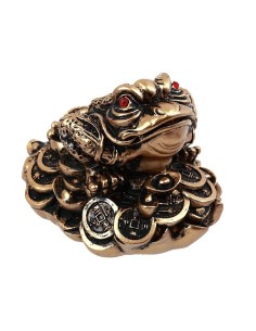 Photo de Grenouille sur amas de sapèque - encens.business - Boutique ésotérique en ligne - vente de Grenouille sur amas de sapèque