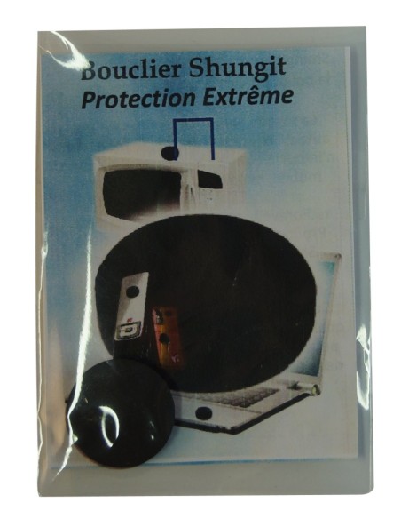 Photo de Pastille en shungite polie contre les ondes électromagnétiques - encens.business - Boutique ésotérique en ligne - vente de Pa