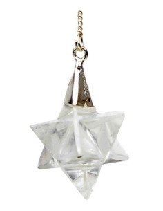 Pendule merkaba en pierre semi précieuse cristal 2