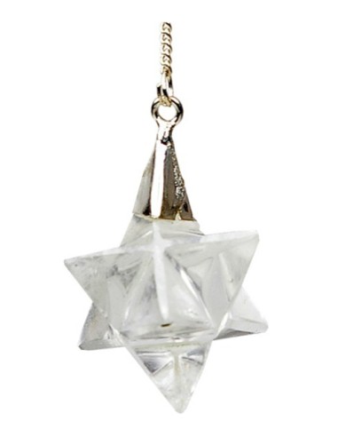 Photo de Pendule Sphèrekaba en pierre semi précieuse cristal - encens.business - Boutique ésotérique en ligne - vente de Pendule Sphèr