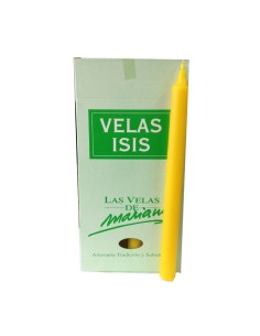 Photo de Velas Isis I jaune - encens.business - Boutique ésotérique en ligne - vente de Velas Isis I jaune